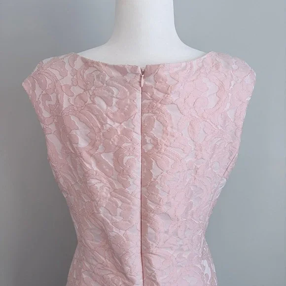 Lauren Ralph Lauren Sheath Dress Floral Formal Wedding Garden Party Women's 10 - Picture 9 of 12